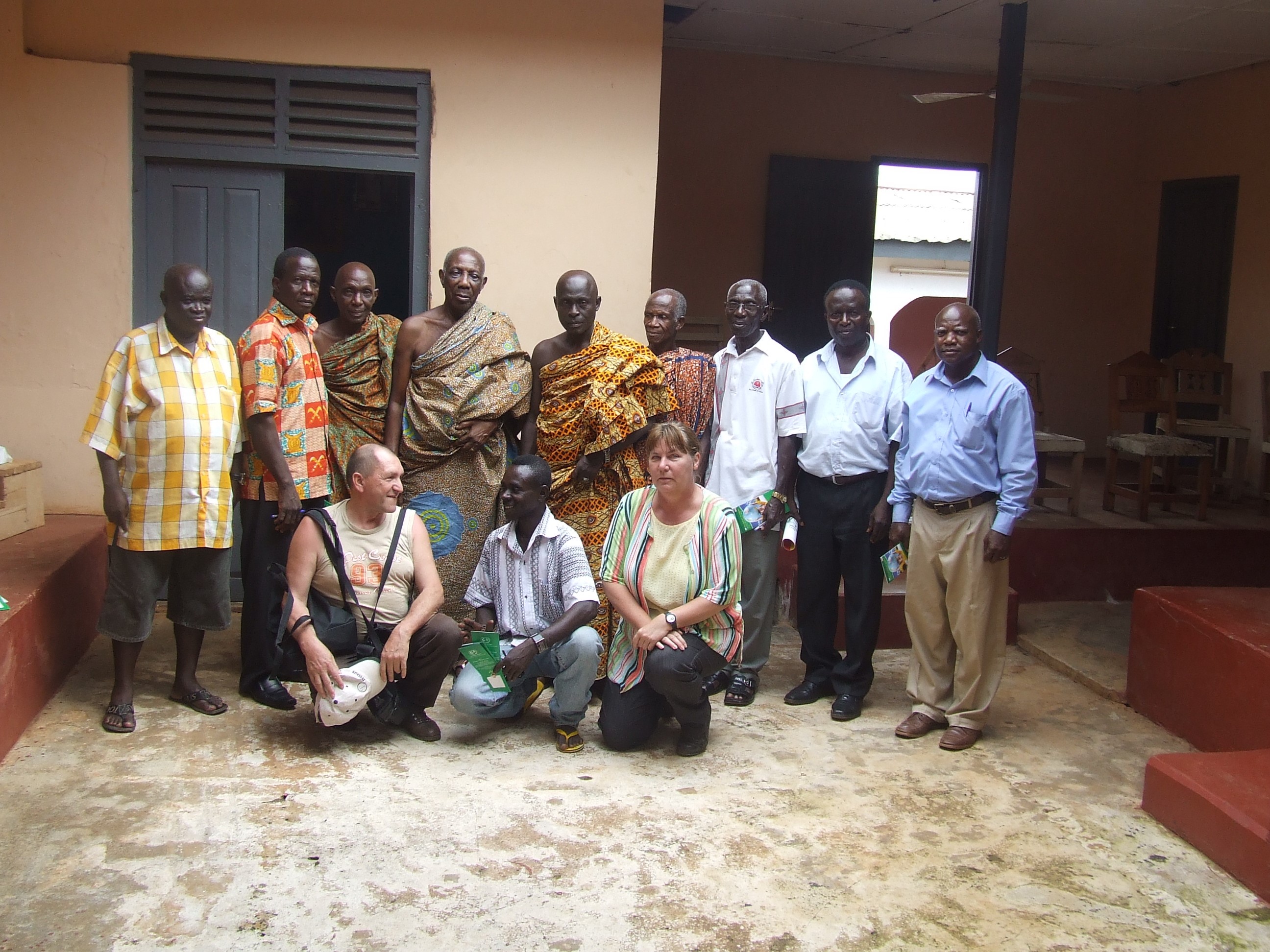 Audienz beim König der Region Duayaw Nkwanta der Republik Ghana [49]